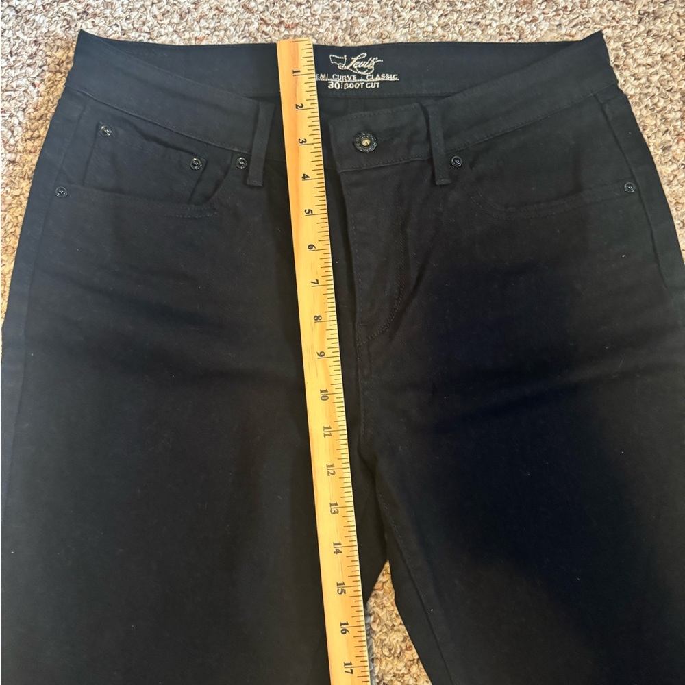 Levi’s Black Bootcut Denim Jeans NWOT - Picture 6 of 6